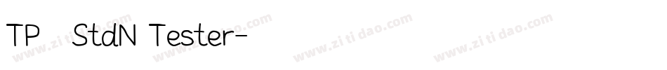 TP明朝 StdN Tester字体转换